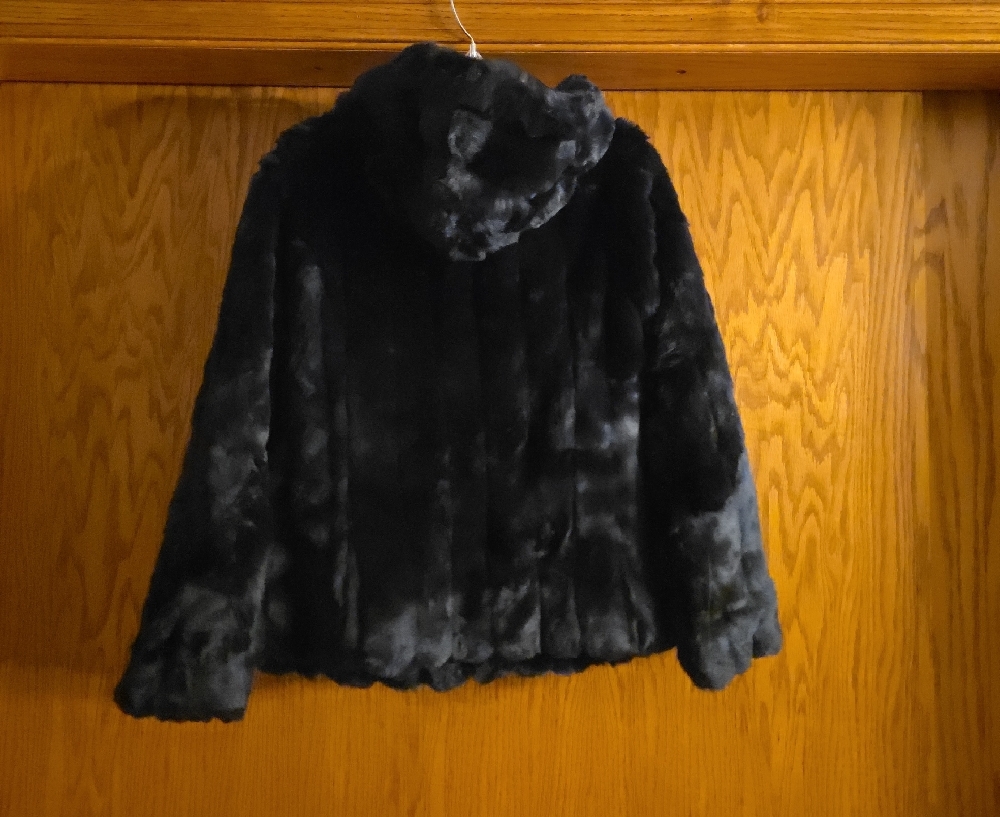 Source Unknown Black Teddy Jacket - image 2